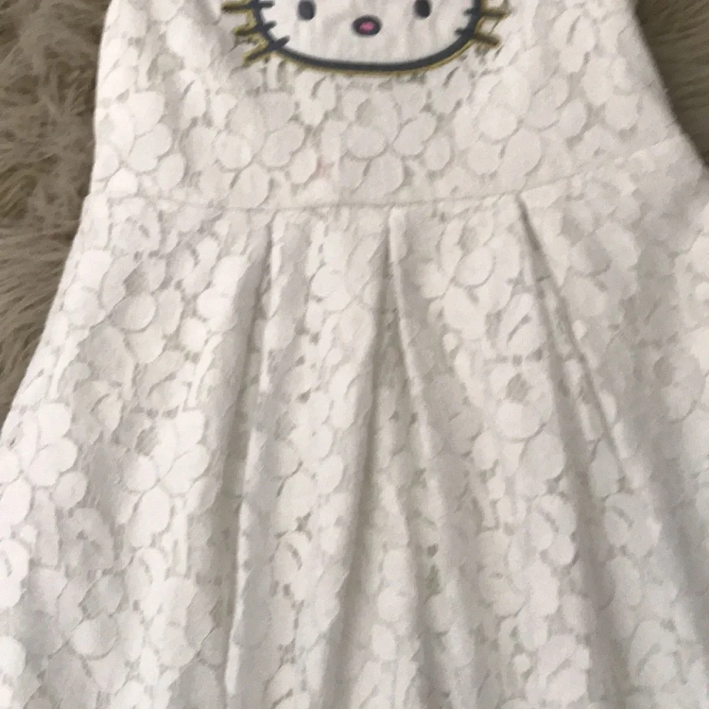 HELLO KITTY Girls White Lece Formal/ Birthday Dress | 2T